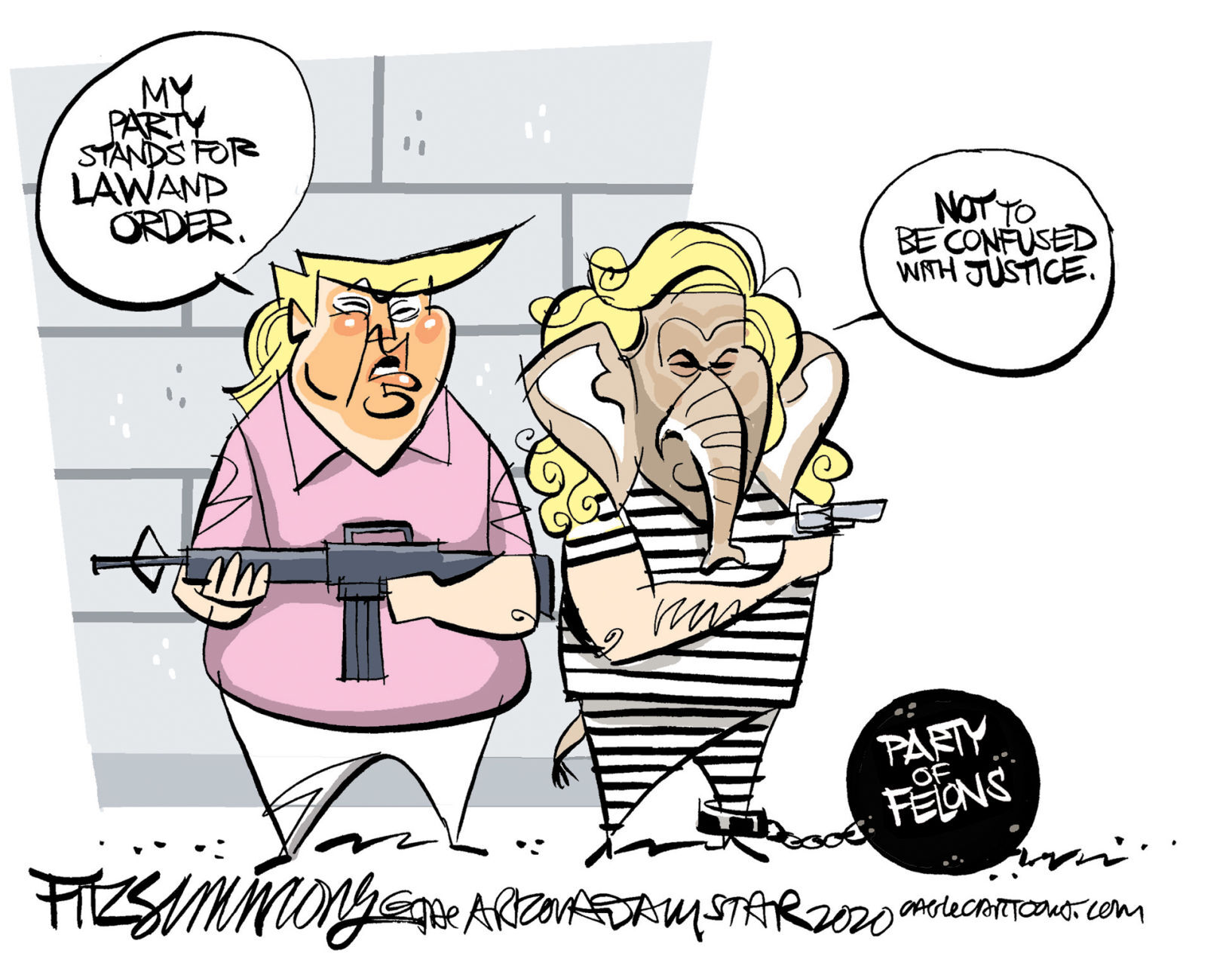 Daily Fitz Cartoon: Law and Order